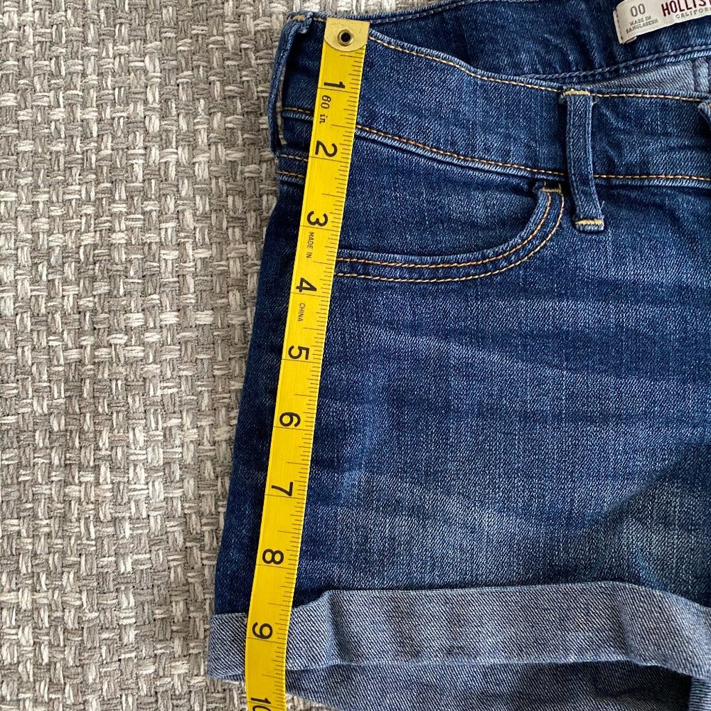 Hollister Sz 00 Jean Shorts - Picture 5 of 5
